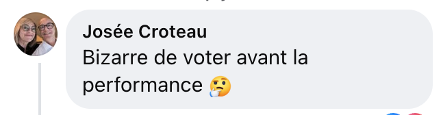 Un commentaire revient souvent après le lancement des votes de Star Académie ce mardi