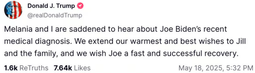 Donald Trump Jr est vivement critiqué pour des propos au sujet de Joe Biden.