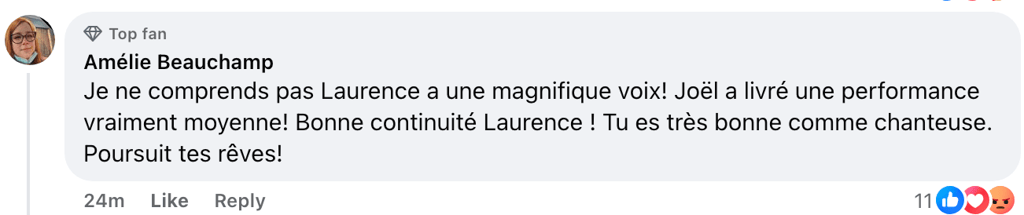 Les fans de Star Académie n'en reviennent pas de l'élimination de Laurence 