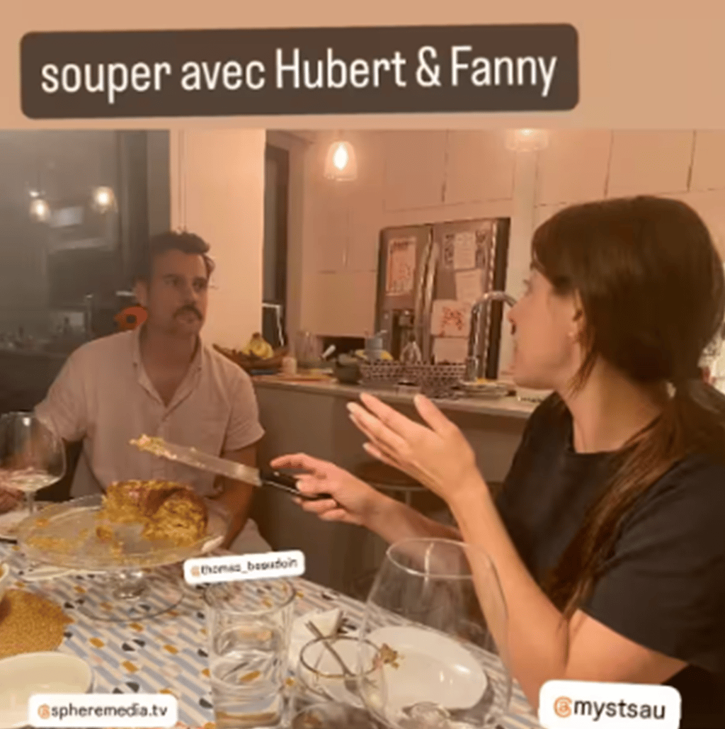 Mylène St-Sauveur retrouve Thomas Beaudoin et ils prennent la pose 6 ans après l'émission Hubert & Fanny