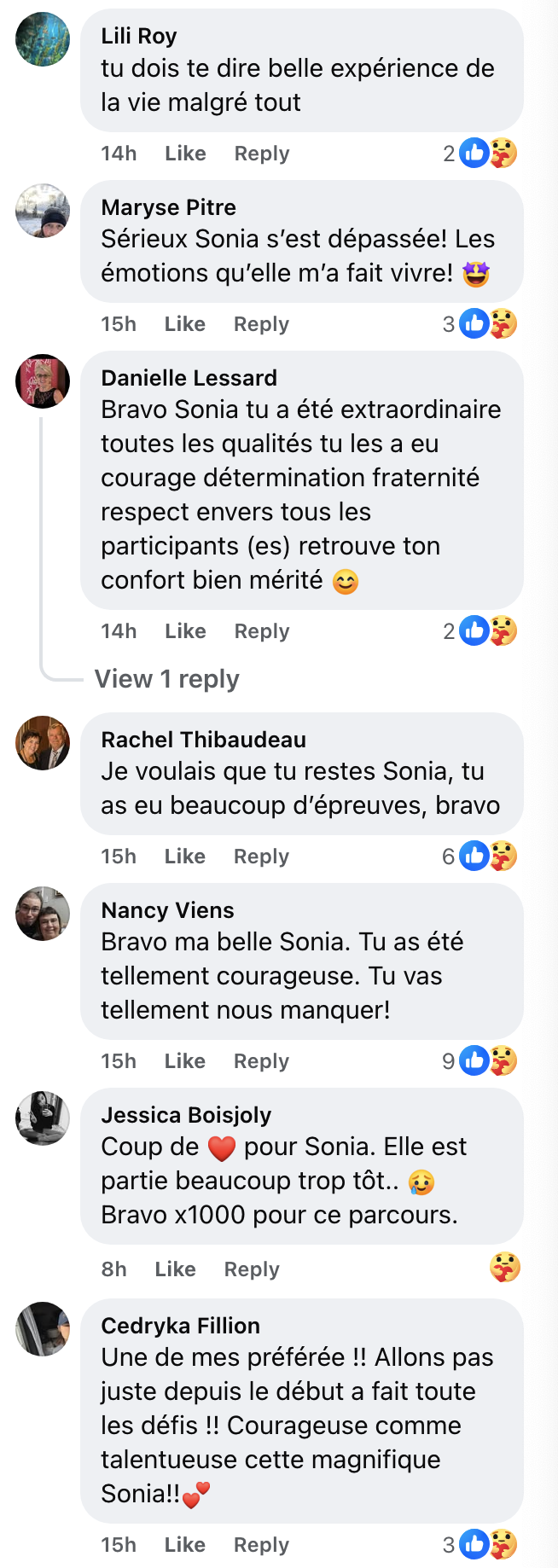 Énorme vague d'amour pour Sonia Vachon à la suite de son élimination de « Sortez-moi d'ici »