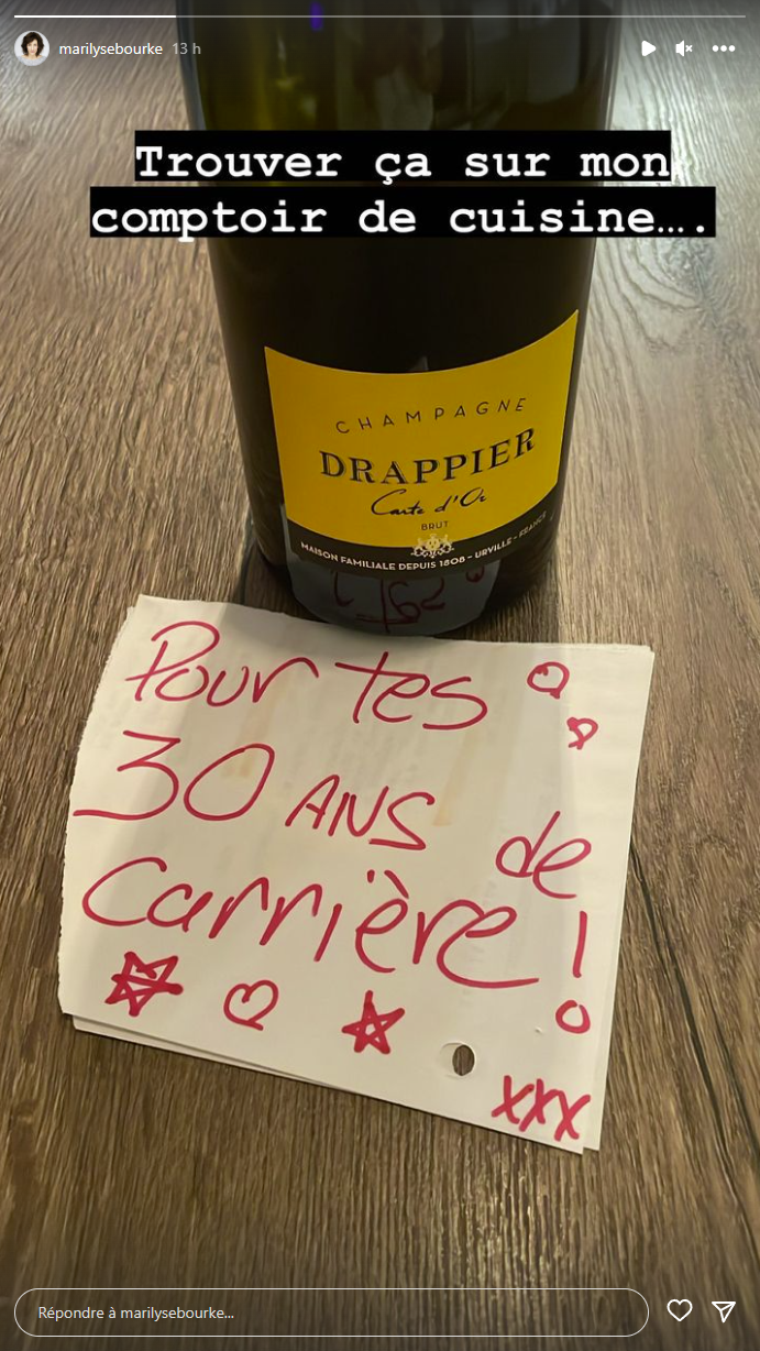 Marilyse Bourke reçoit un beau cadeau pour un grand moment de sa carrière