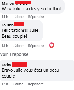 Julie Snyder prend la pose avec un homme et un détail en particulier fait énormément réagir