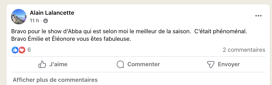 Émily Bégin a servi une véritable leçon aux Académiciens avec son numéro de dimanche soir à Star Académie