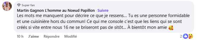 Les fans de MasterChef Québec sont dévastés suite à l'élimination de cette participante