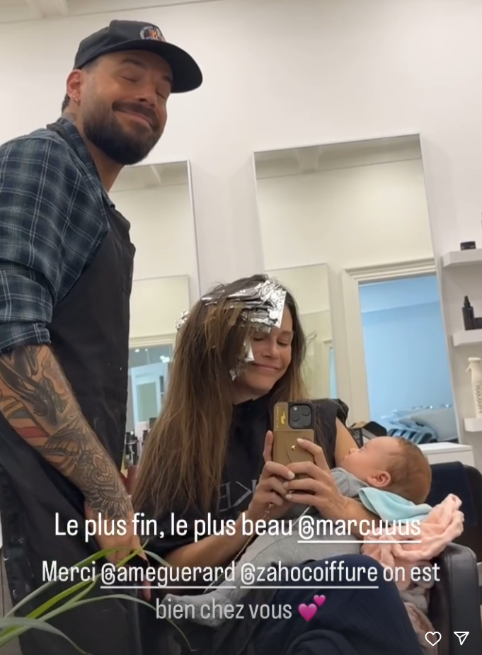 Maripier Morin prend la pose avec son fils chez le coiffeur et elle dévoile sa nouvelle tête