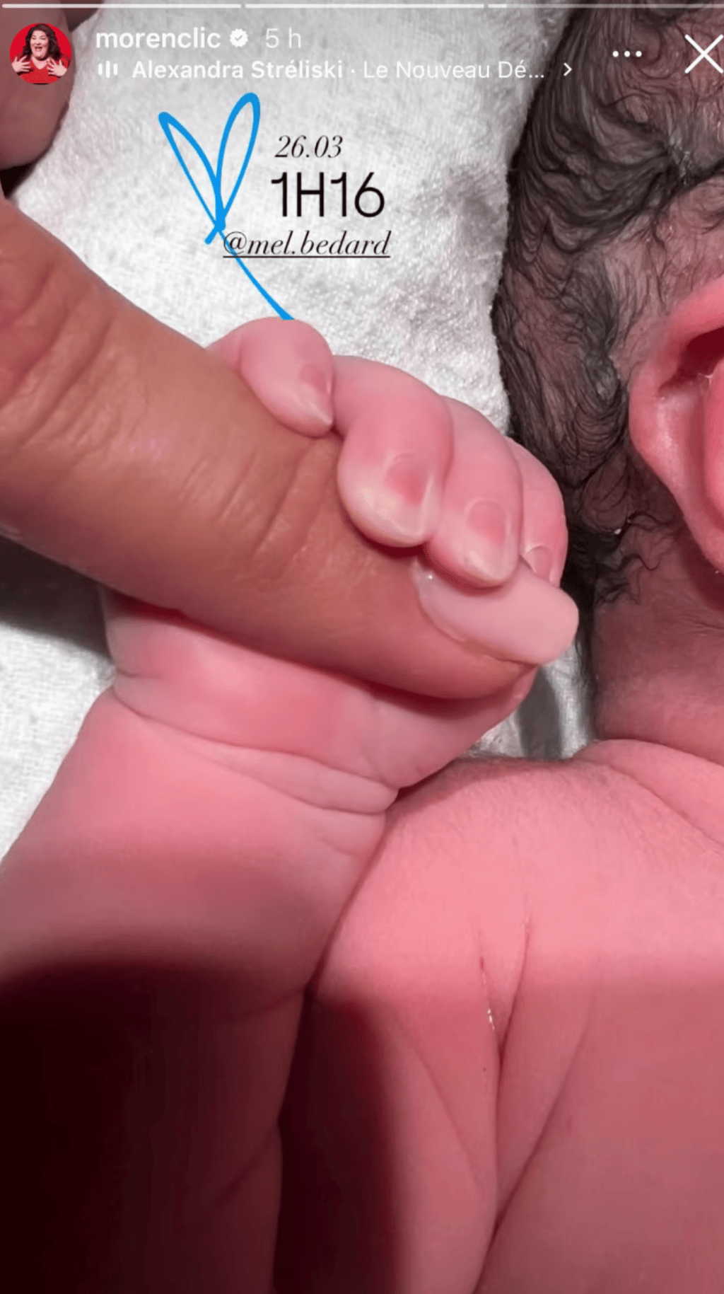 Mélissa Bédard publie la photo de son bébé la plus mignonne jusqu'à maintenant 