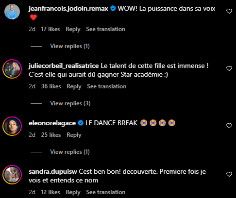 Audrey-Louise Beauséjour fait sensation à Zénith avec une reprise de Céline Dion