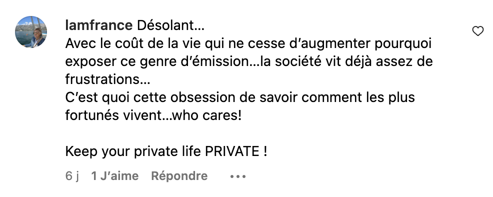Un extrait de Vie$ de rêve est partagé sur les réseaux sociaux et les internautes ne sont pas impressionnés