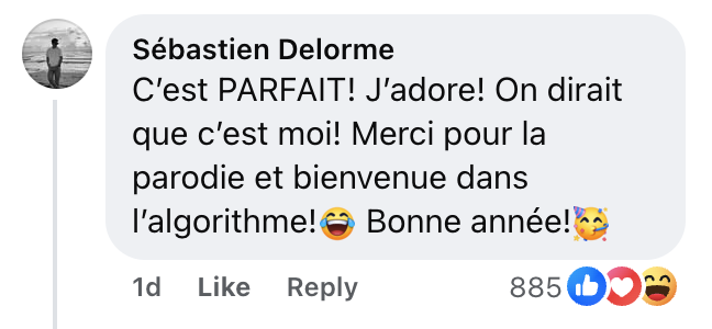 Pierre-Yves Roy Desmarais interpelle Sébastien Delorme qui l’a parodié au Bye Bye