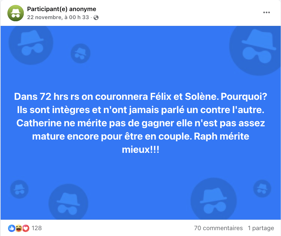 Les fans de Félix et Solène sont très confiants à quelques heures de la grande finale d'Occupation Double Mexique