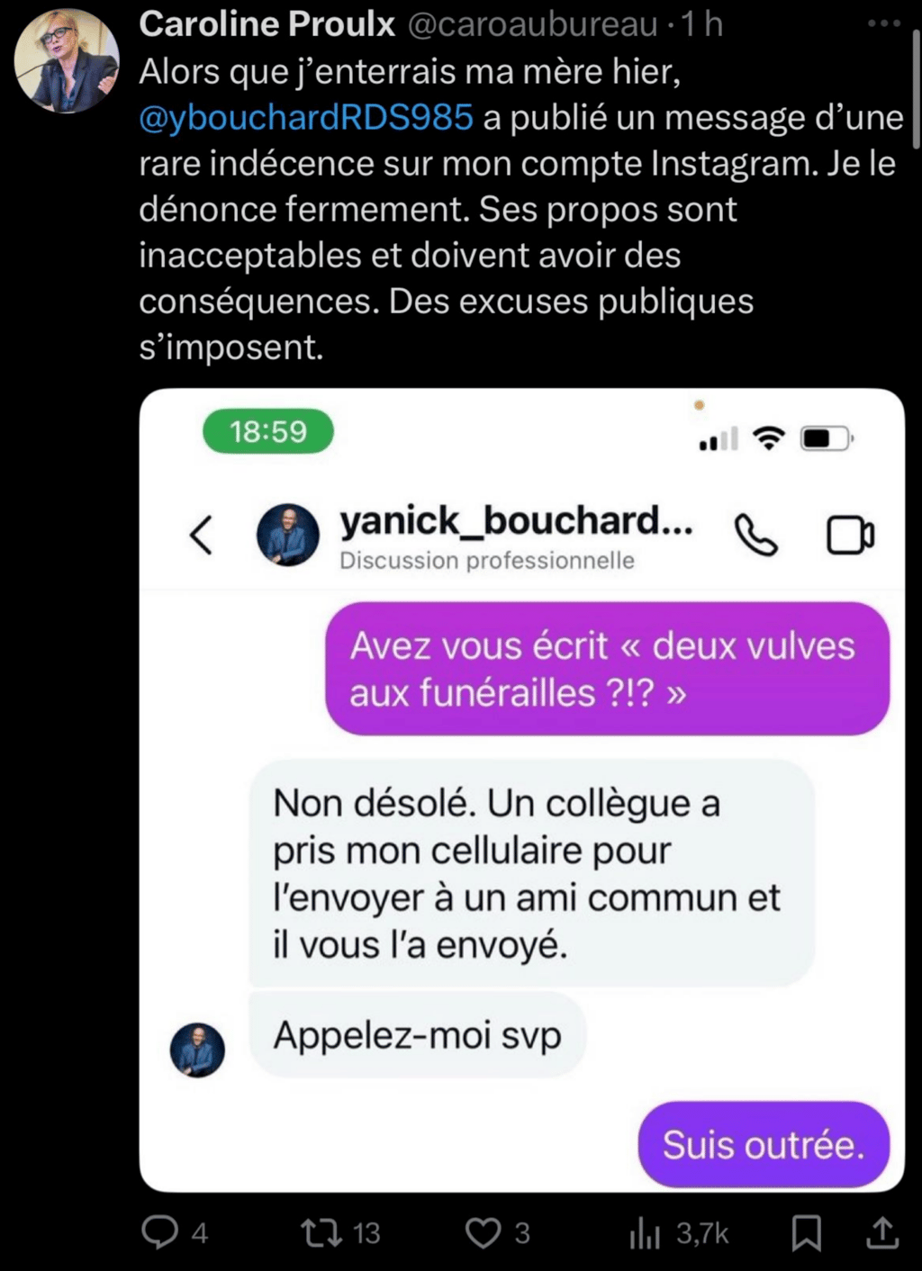 Yanick Bouchard quitte ses fonctions de chroniqueur sportif au 98.5 FM 