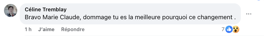 Les fans de Bonsoir Bonsoir envoient un message clair à Marie-Claude Barrette après l'annonce de son départ