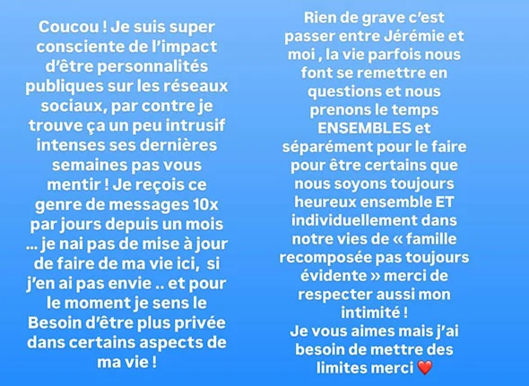 Maude d'OD en a assez et met les choses au clair concernant sa vie de couple.