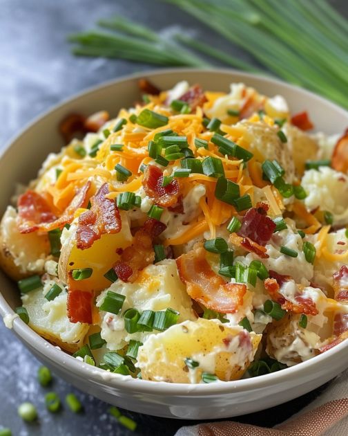 Incroyable salade de pommes de terre au four