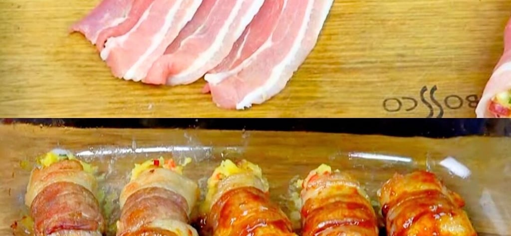 Rouleaux de pomme de terre et bacon