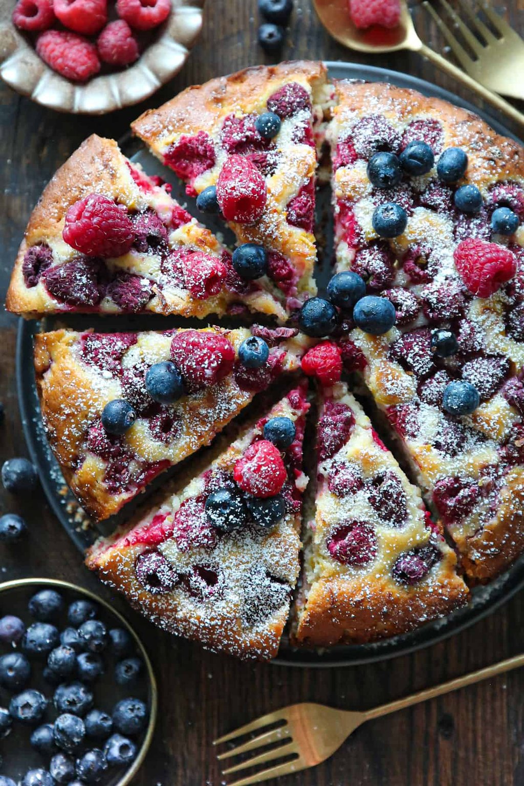 Fabuleux gâteau citron-framboise 