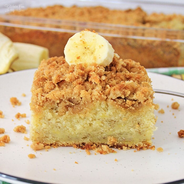 Succulent gâteau croquant à la banane