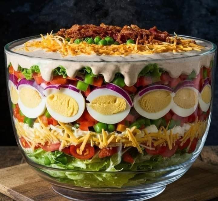 Parfaite par temps chaud: la salade 7 étages