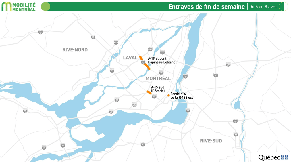 Le pont de Québec sera fermé durant trois nuits de suite 