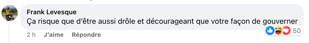 Le poisson d'avril de François Legault ne fait pas rire tous les Québécois