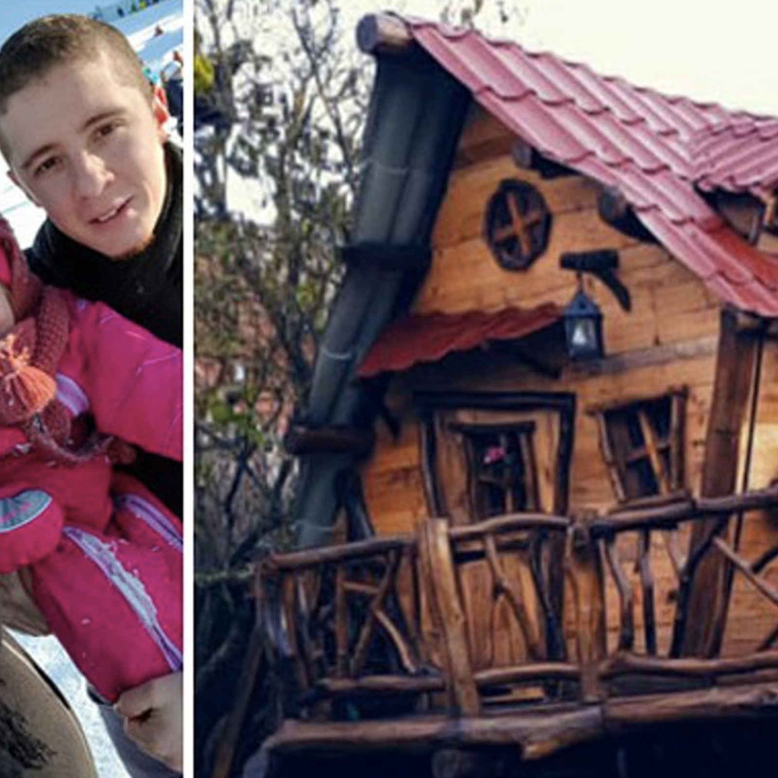 Un couple fait fureur sur Facebook après avoir construit une maison de rêve pour leur fillette