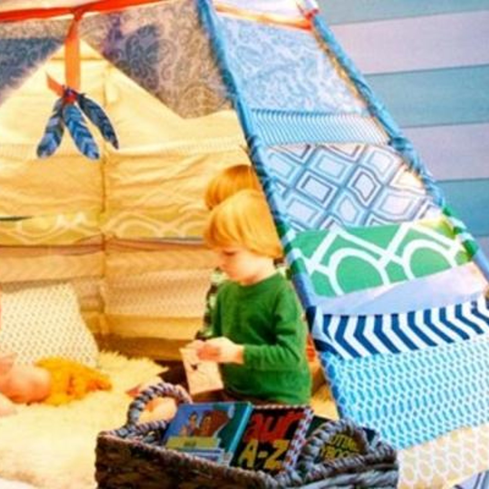 Comment fabriquer facilement un Tipi pour enfant! Intérieur - extérieur! 