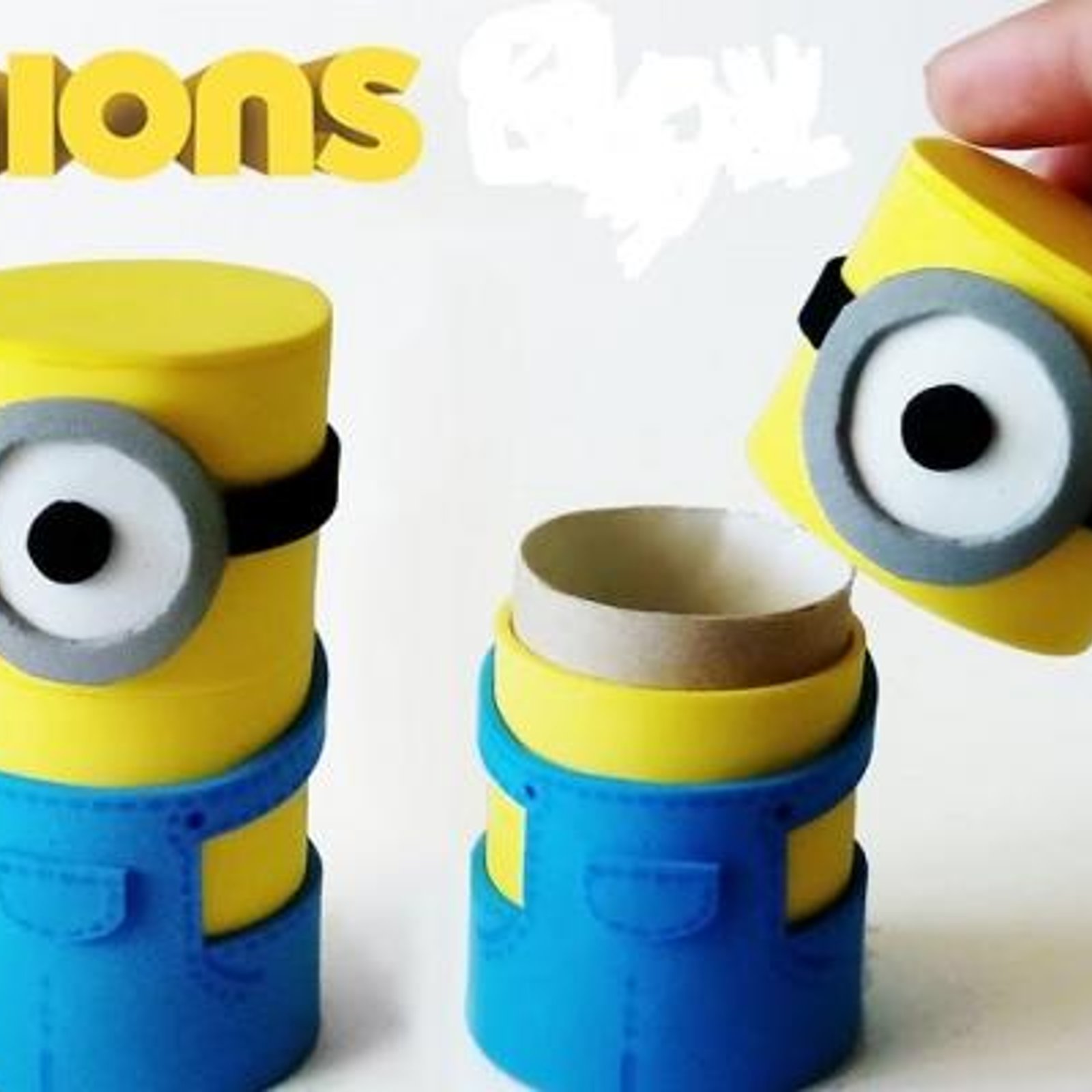 Fabriquez de mignonnes boites de Minions avec des matériaux simples! 