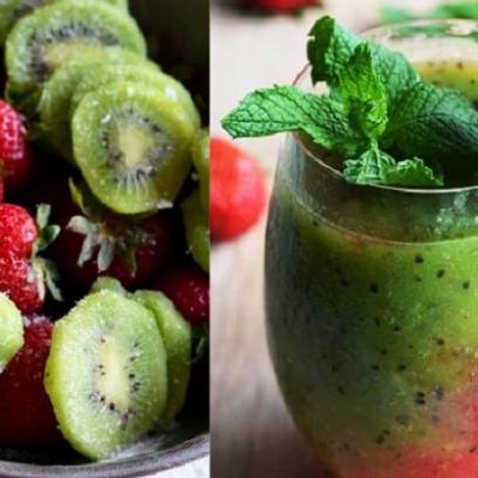 Recette de Mojito glacé Fraise Kiwi !