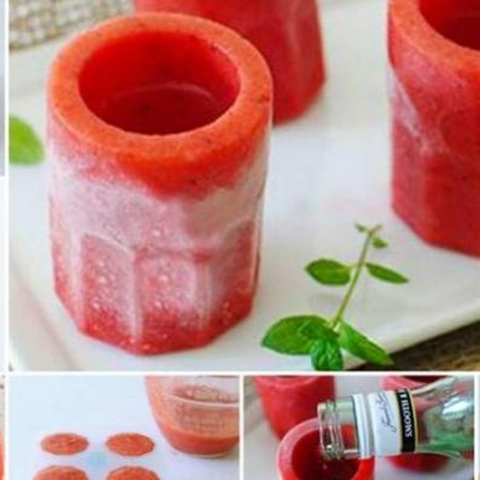 LES SHOOTERS CONGELÉS MOJITOS AUX FRAISES ! 