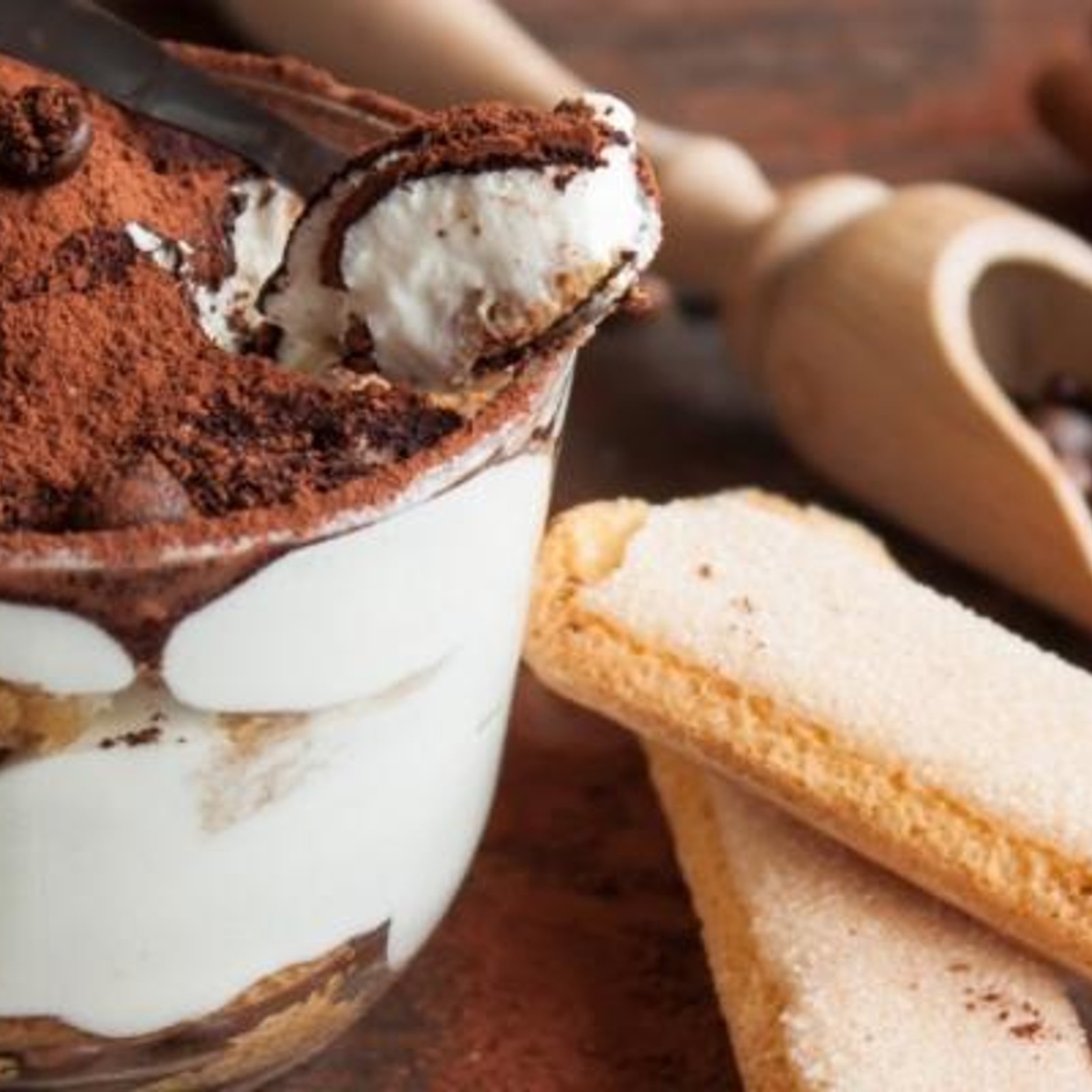 ​​Fromage mascarpone et café...Voici une mousse de tiramisu​