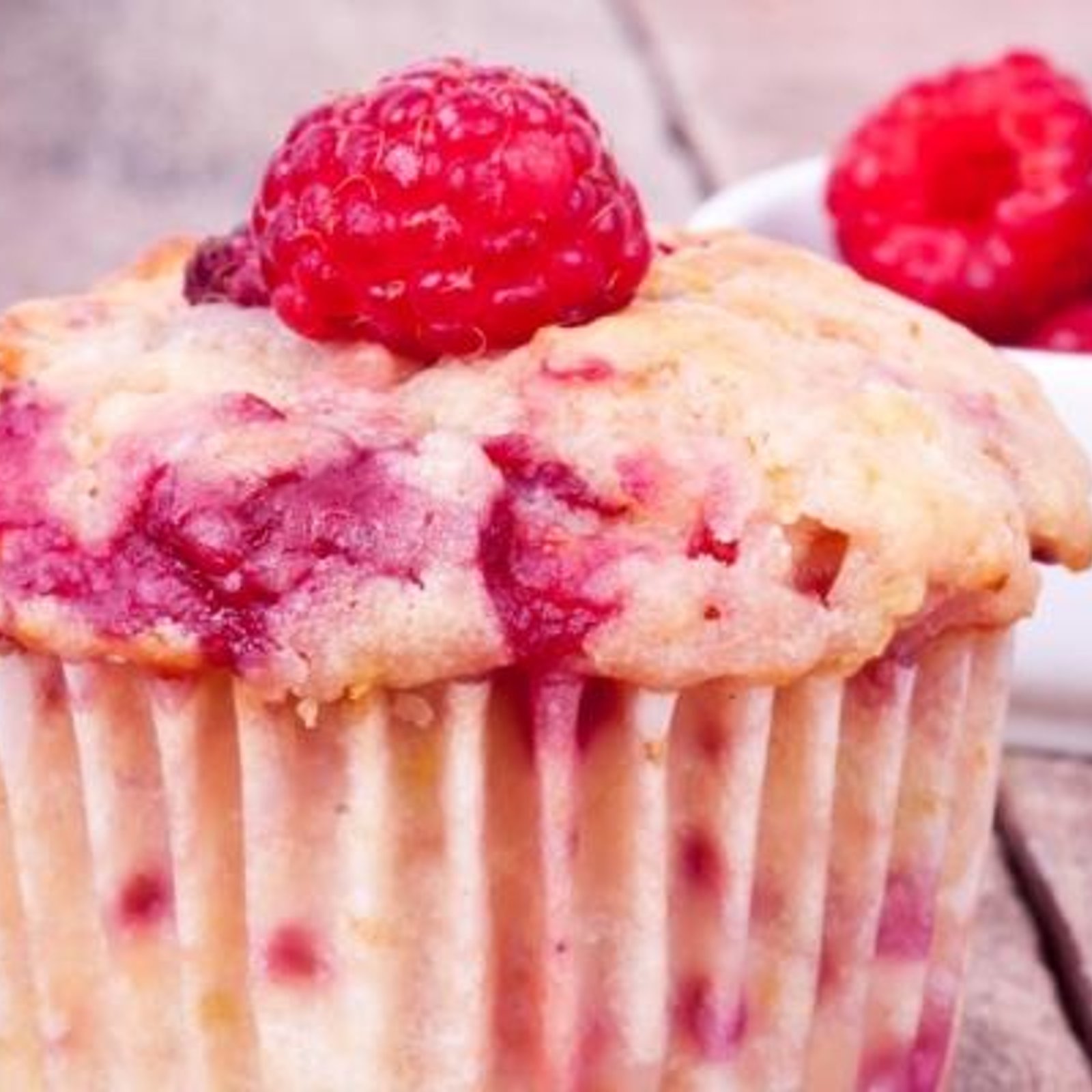 Un muffin...deux saveurs : Framboise et citron