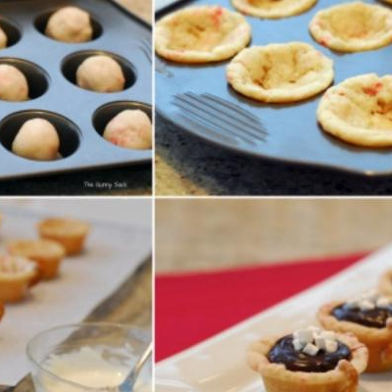 Un dessert vite fait...La tartelette avec ganache au chocolat chaud