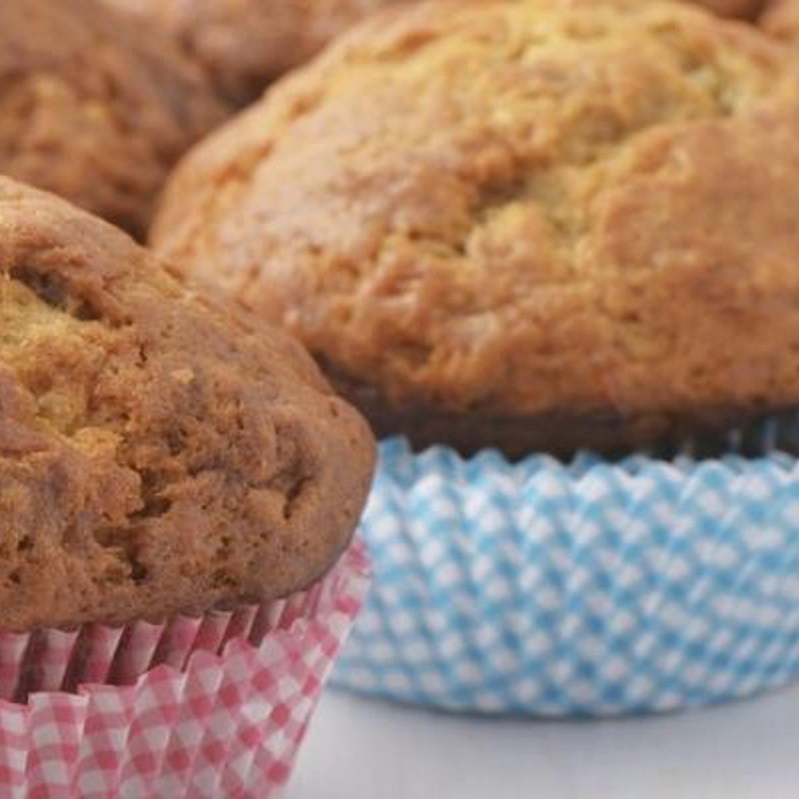 Muffins aux bananes, miel et sirop d'érable