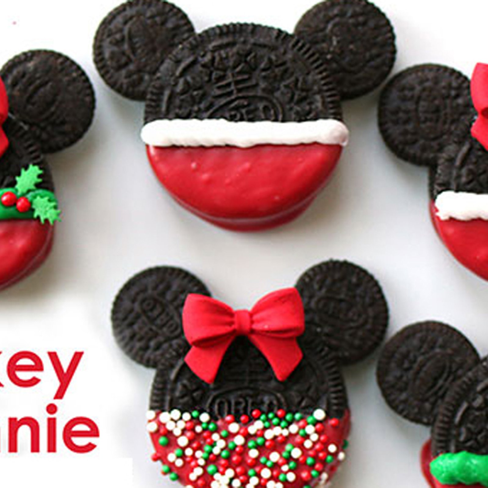 Ajoutez la magie de Disney à Noël avec ces biscuits sans cuisson Mickey &amp; Minnie!