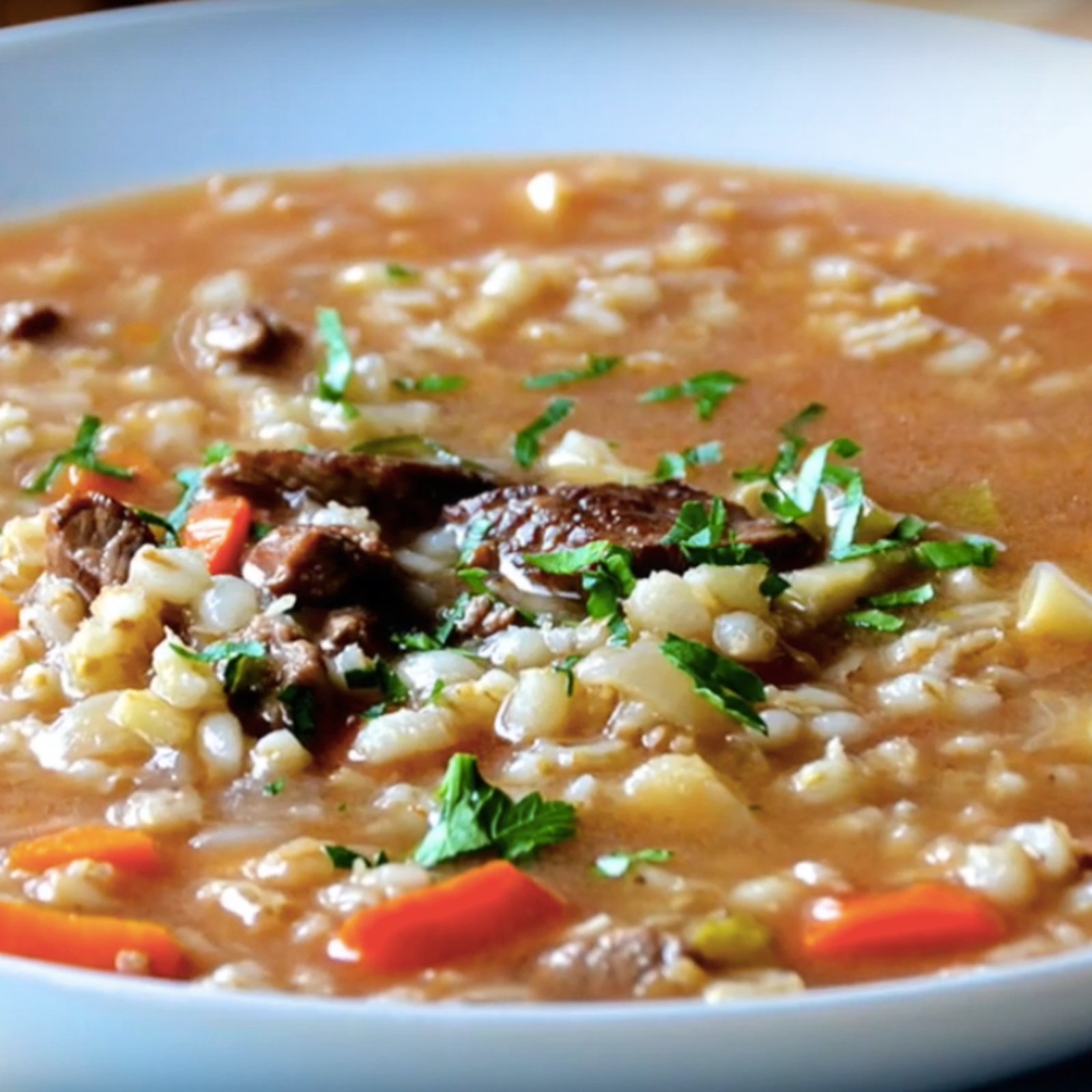 La préférée de tous : la soupe au BARLEY! 