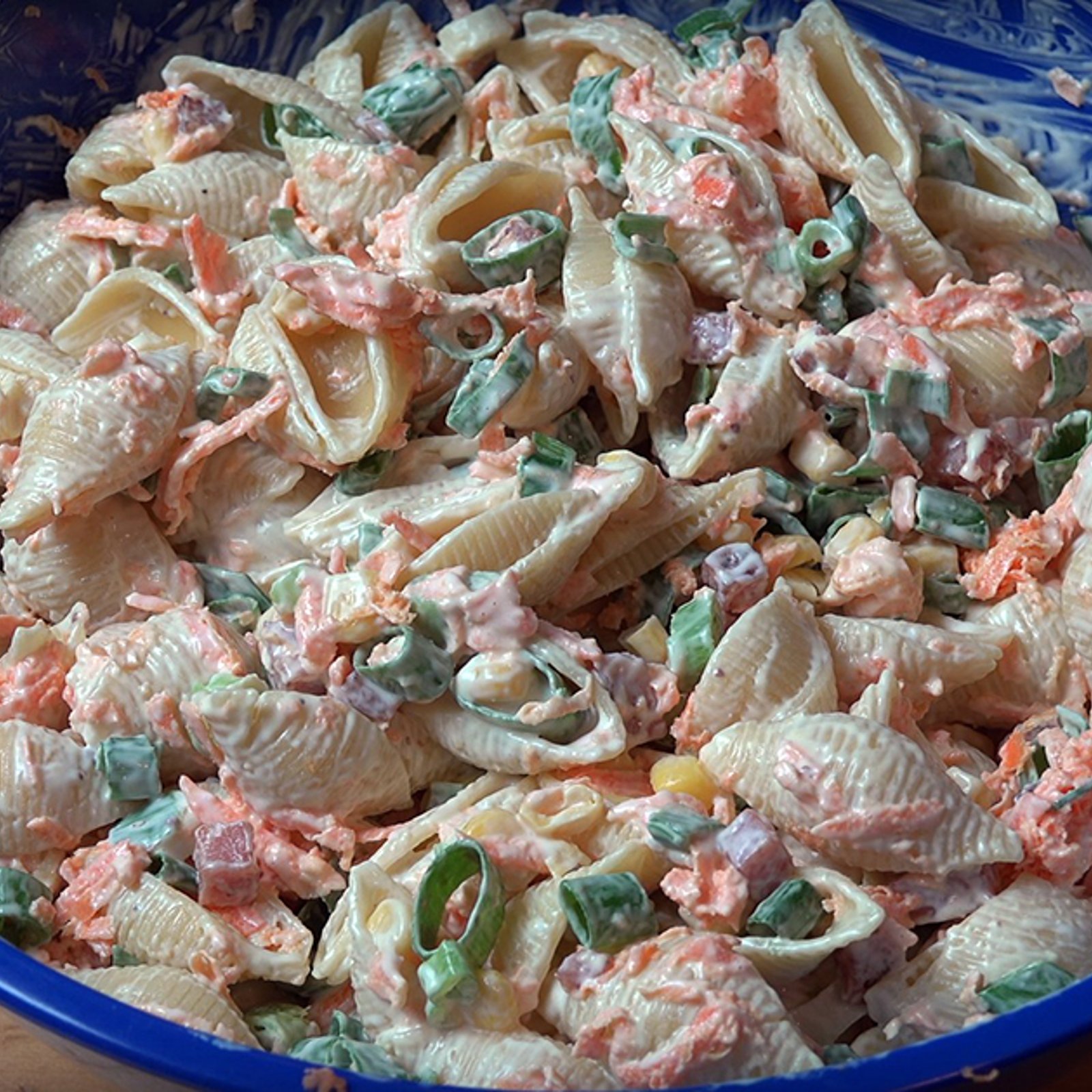 Salade de pâtes d'été! C'est simple et toujours bon!