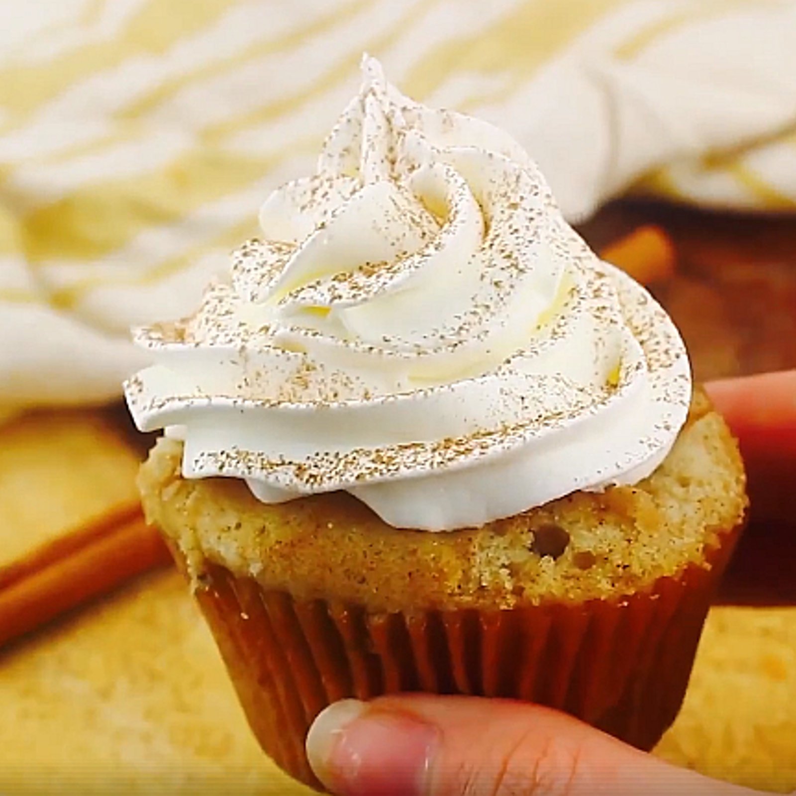 Cupcakes à saveur de tarte aux pommes