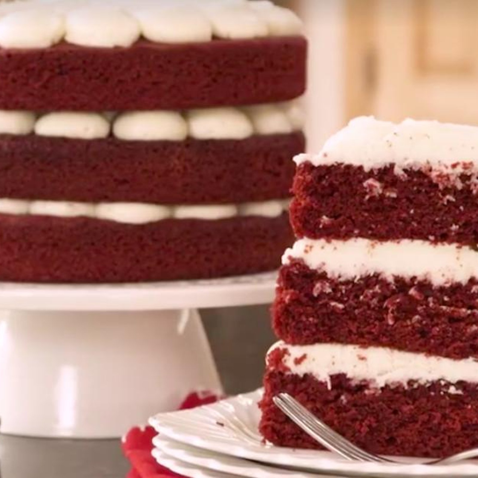 Gâteau Red Velvet et son glaçage au fromage