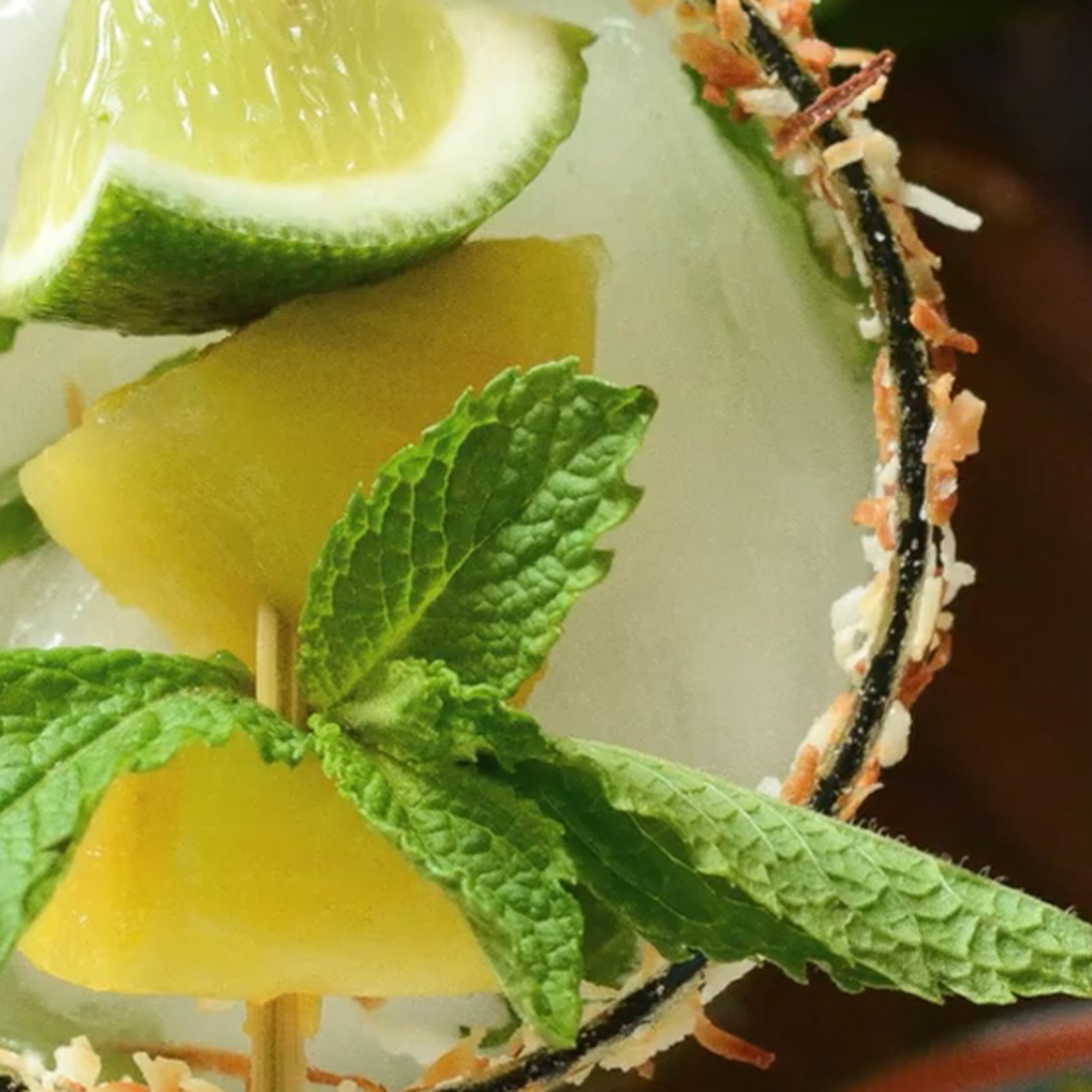 Mojito ananas et noix de coco