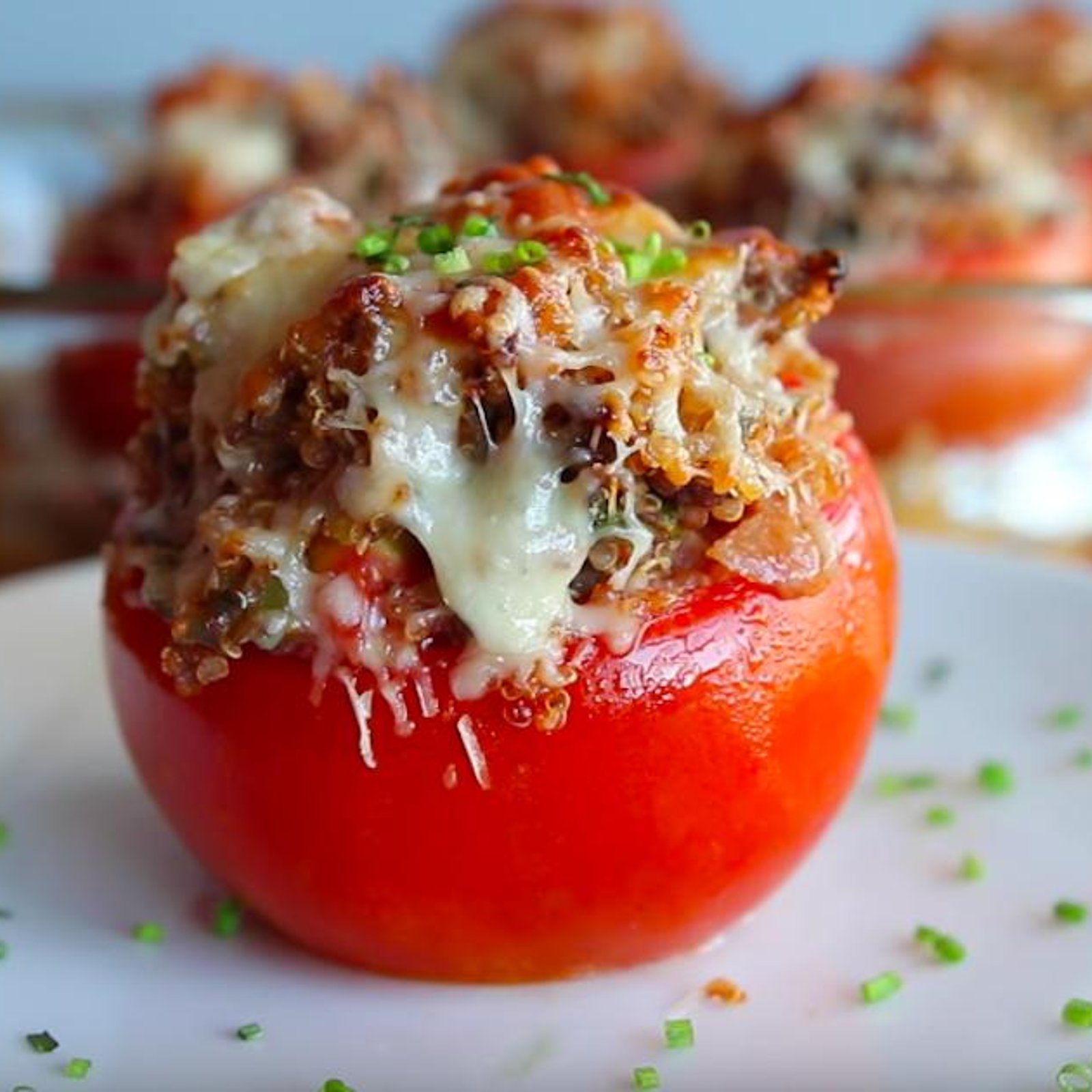 Tomates farcies au boeuf haché