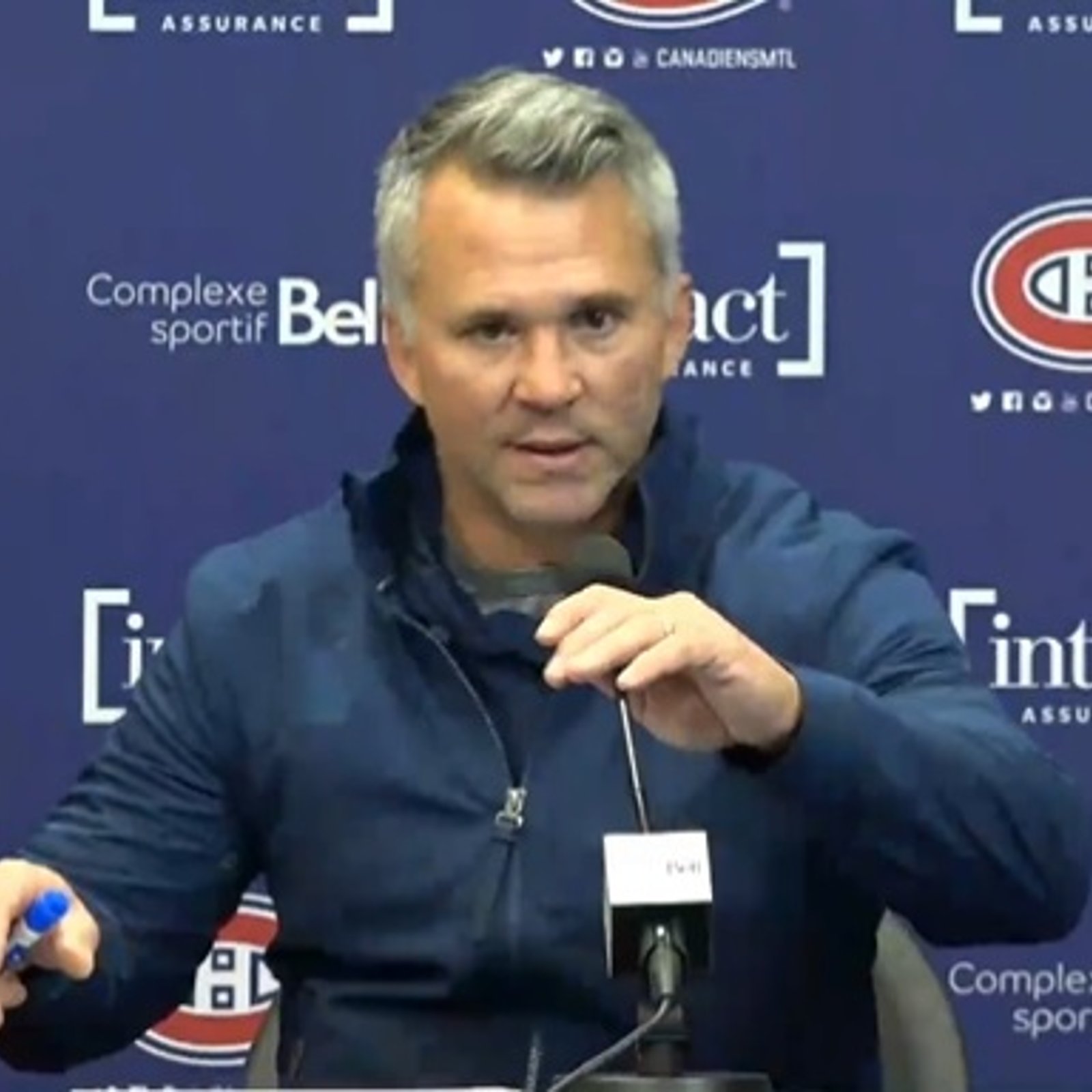 Martin St. Louis dévoile son alignement pour le match de ce soir