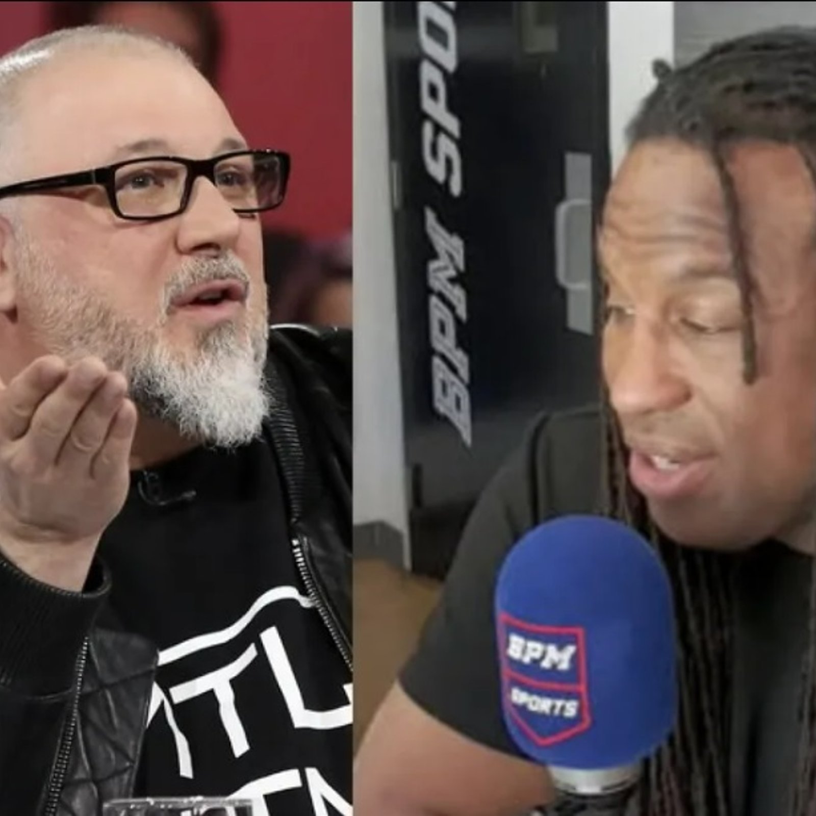 La tension est palpable entre Jean-Charles Lajoie et Georges Laraque