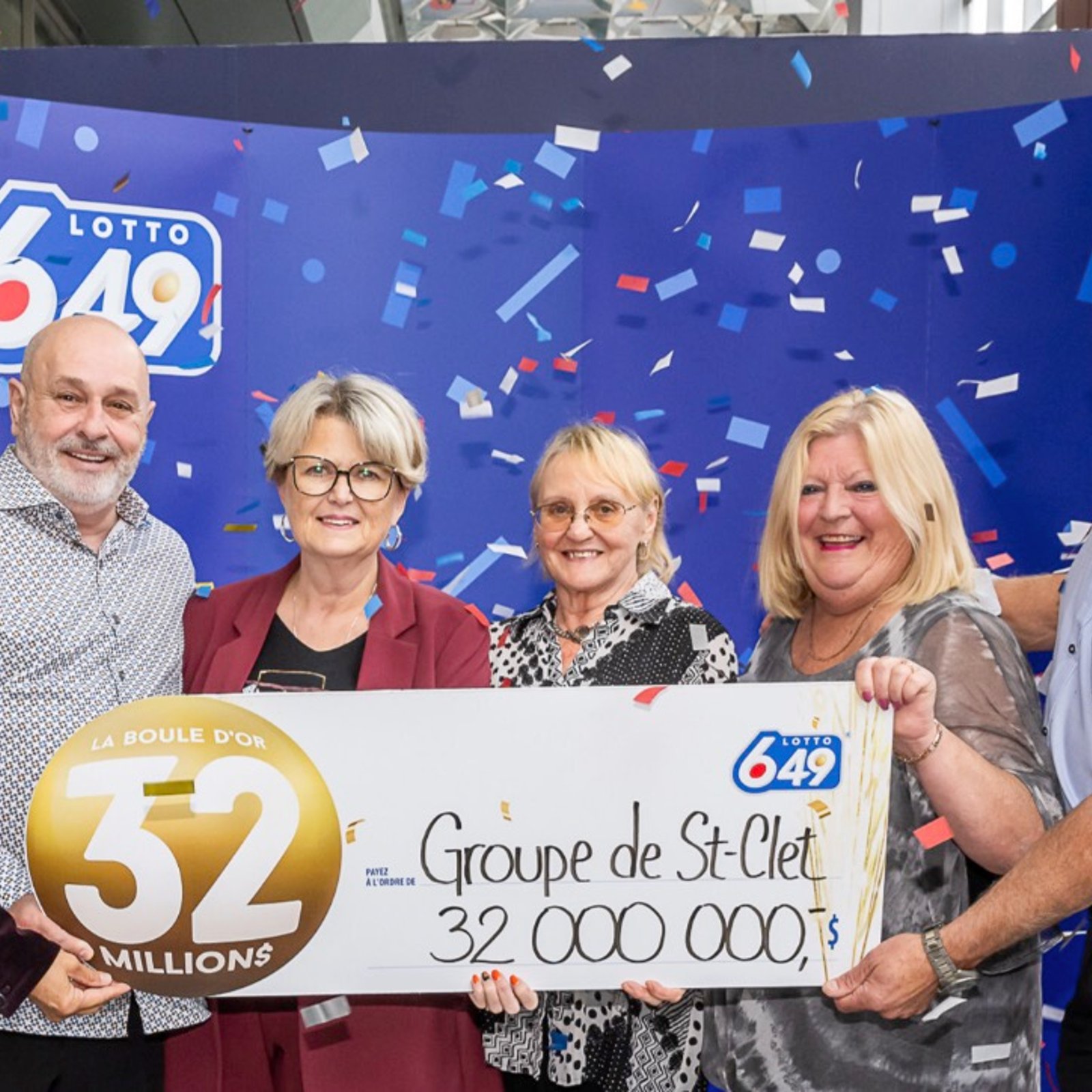 Six chanceux de Saint-Clet se partagent un gros lot de 32 000 000$ au Lotto 6/49 