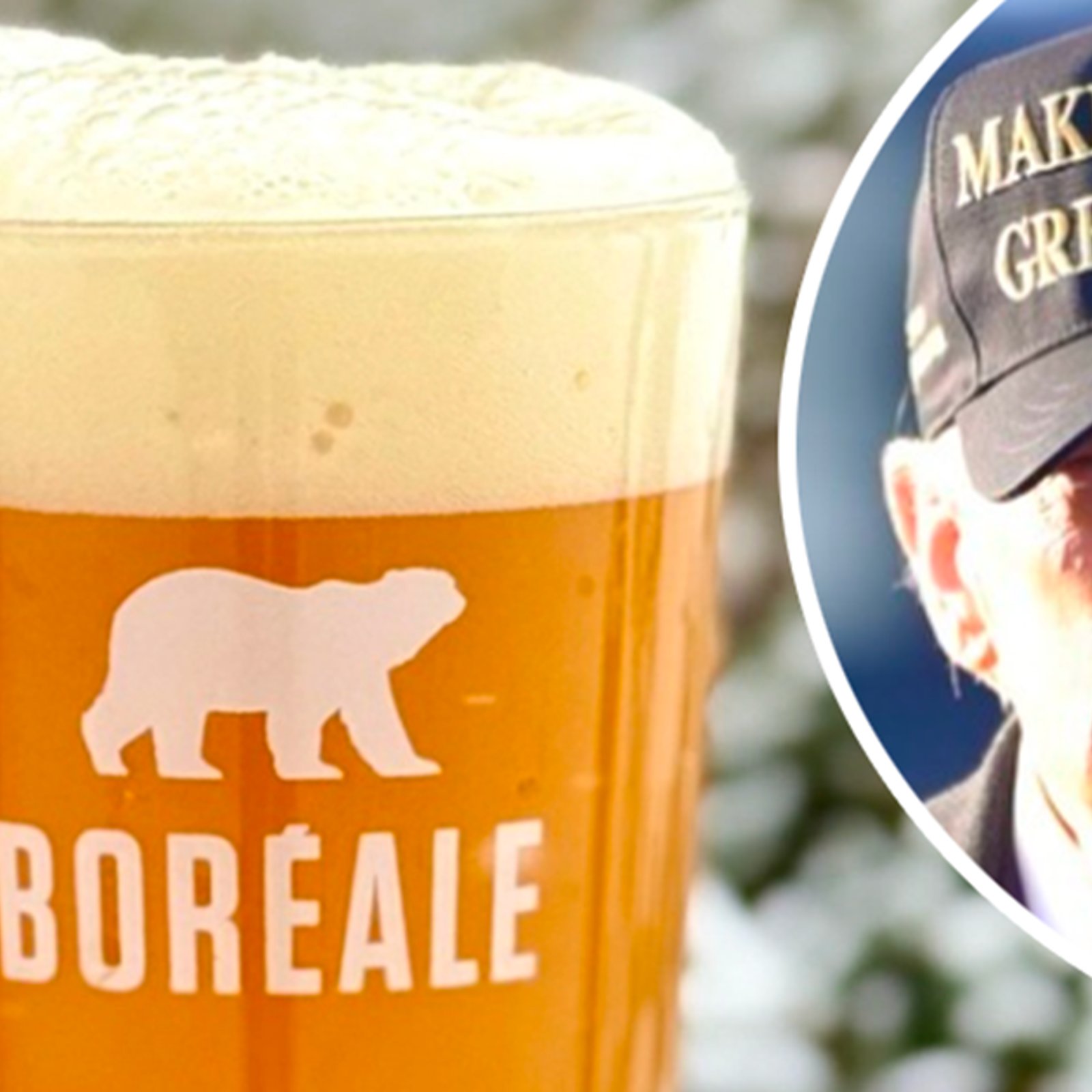 La bière Boréale se paye la tête de Donald Trump dans une publicité tranchante