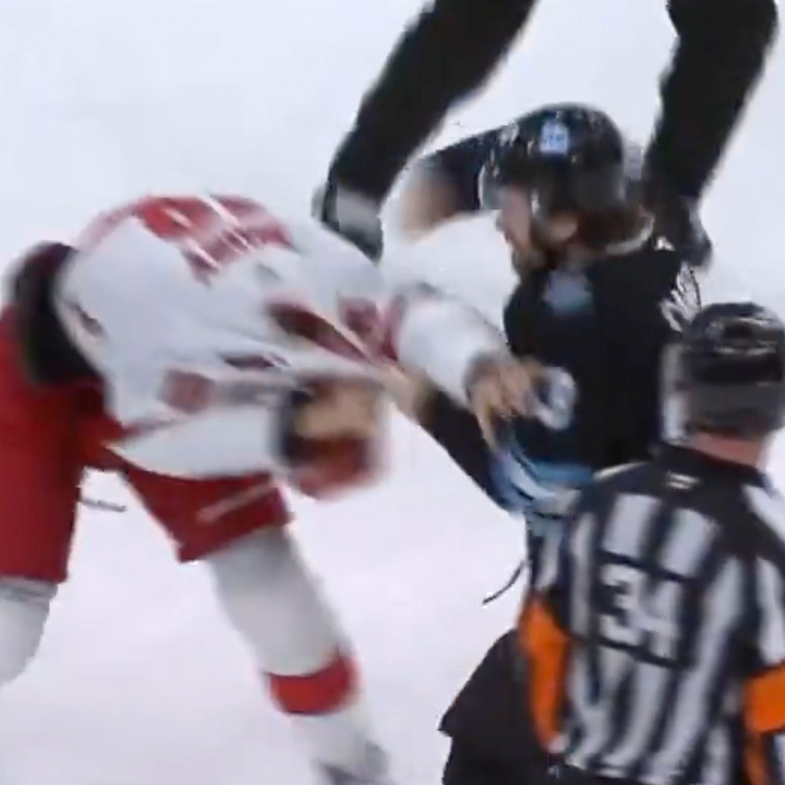 Michael Carcone unloads on Jack Drury and gets ridiculous penalties for the fight!