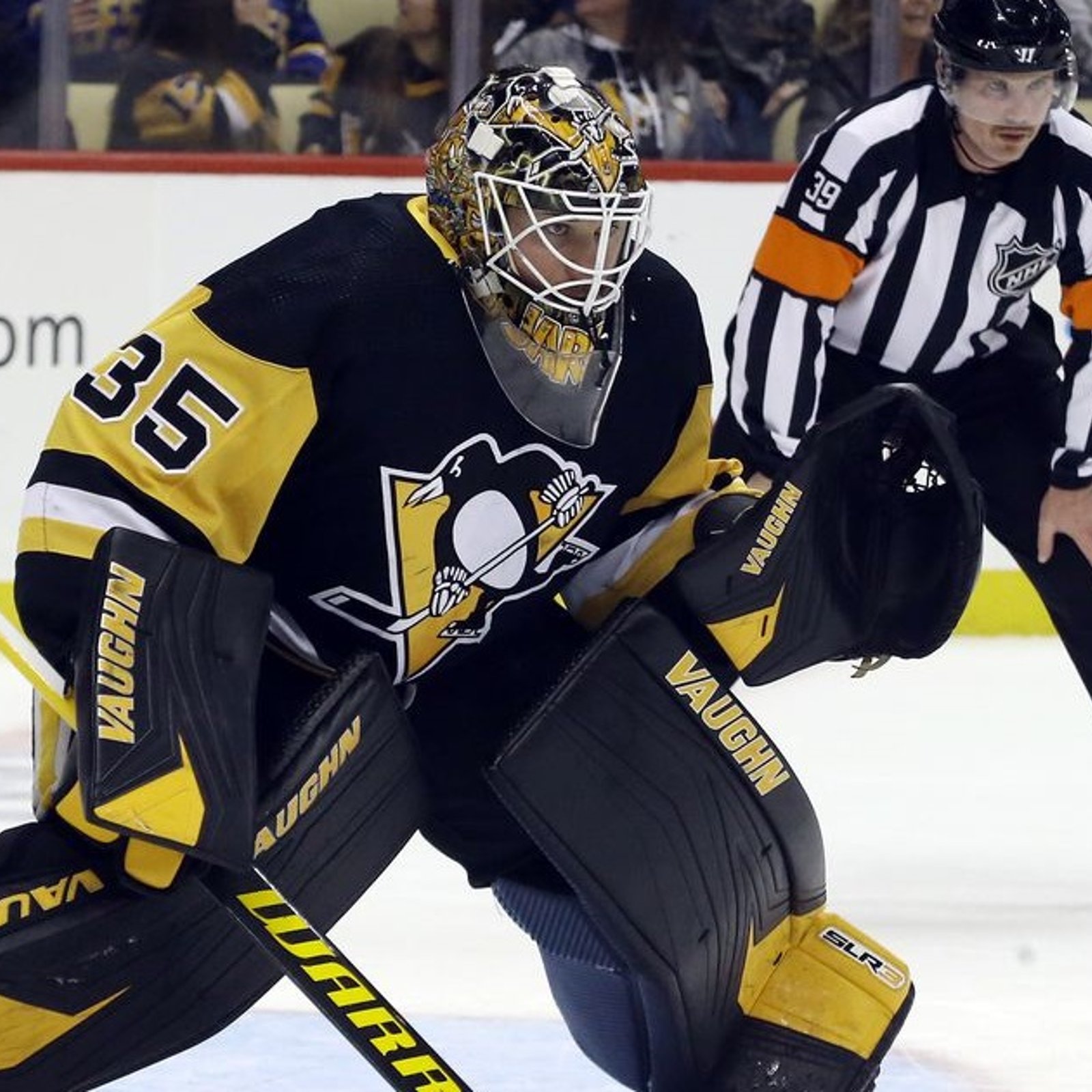 Penguins make a surprising goaltending change on Monday.