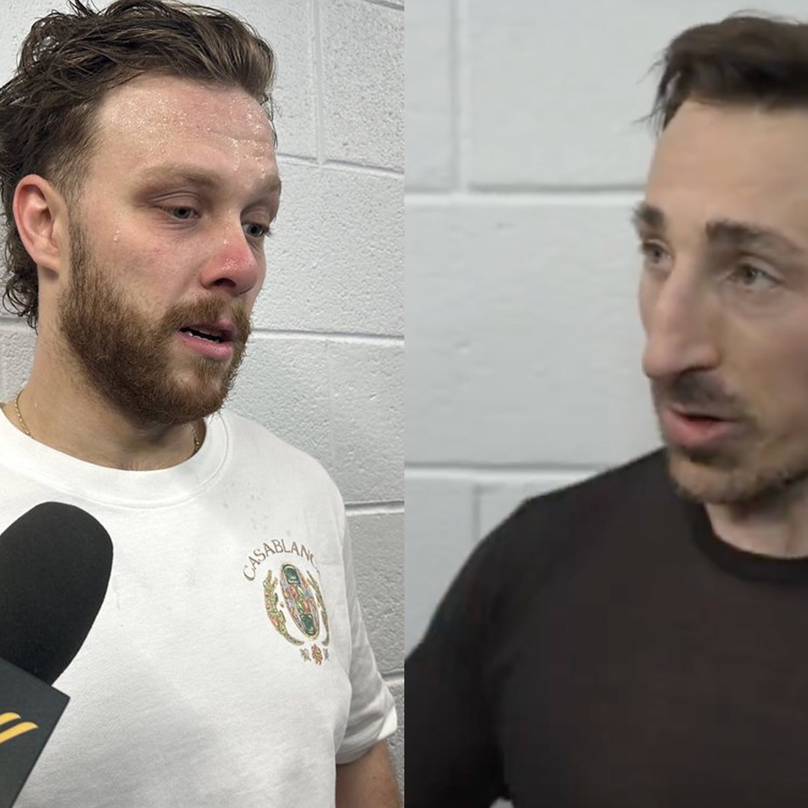 Brad Marchand addresses rumours of ugly dispute with teammate David Pastrnak