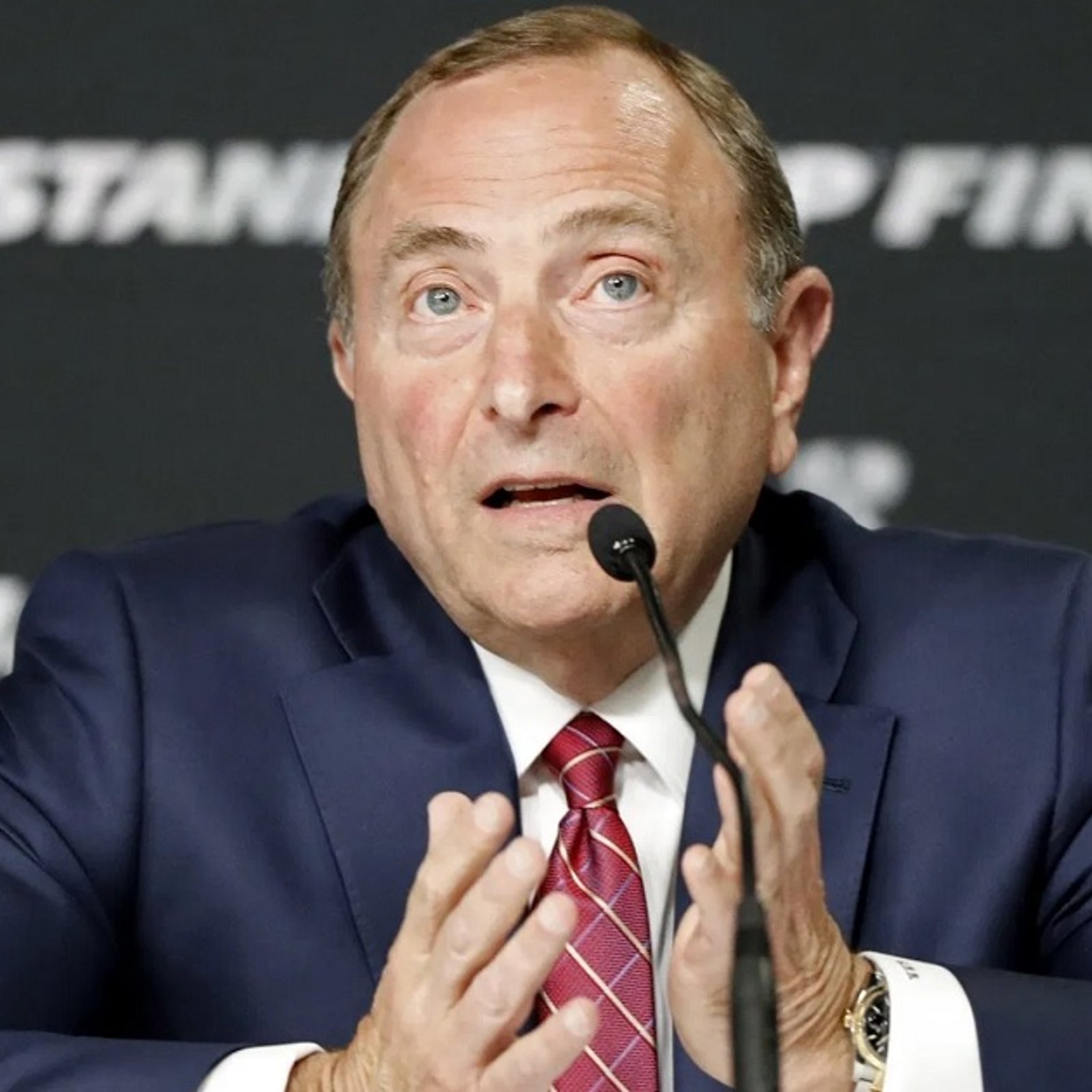 Sens owner Michael Andlauer takes a shot at Gary Bettman.