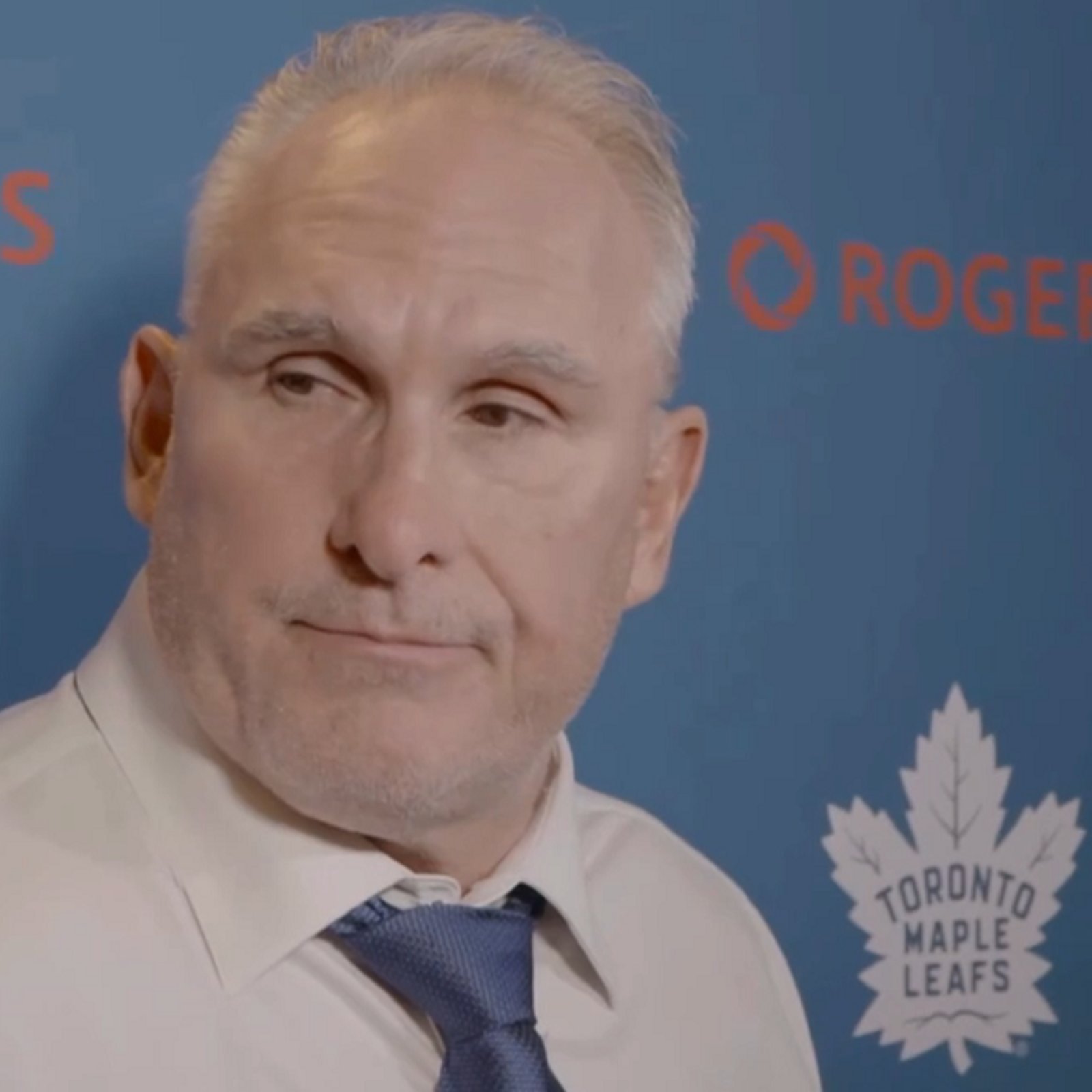 Craig Berube snaps at his players on Saturday morning.